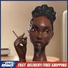 Resin Incense Holder Black Woman Incense Stick Holder Room Home Decor Gift