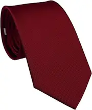 [ZENXUS] Extra Long Solid Tie for Men Big and Tall, 63 or 70 inch XL Plain Ties