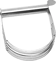 GAROZATION Reusable Stainless Steel Pastry Cutter Versatile Dough Scraper Flour Mixer for Baking Easy to Clean for Making Biscuits Cakes More
