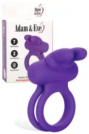 Adam and Eve Rockin' Rabbit 1.75" Vibrating Couples Ring