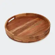 Acacia Round Serving Tray