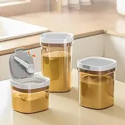 Baby Milk Powder Dispenser Pot for Home, Formula Container to Go, Formula Dispenser On The Go, Portable Storage Container with Scoop for Milk Powder, Snacks, Candy, Fruits