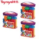 日本《樂雅 Toyroyal》大塊積木組合包18PCSx3袋組