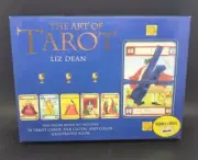 NEW -The Art of Tarot by Liz Dean-78 Tarot Cards,Silk Cloth Illustrated Book Set