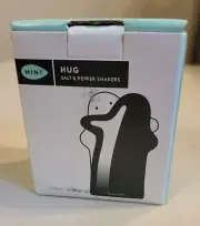 MINT HUG Salt & Pepper Shakers, Ceramic, Black & White Ghosts, New МОМА