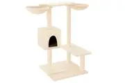 vidaXL Cat Tree Cat Tower with Sisal Scratching Posts Kitten Scratch Tower