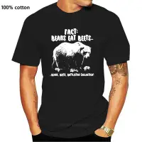 在飛比找蝦皮購物優惠-純棉 T 恤事實:Bear Eat Beets Battle
