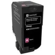 Lexmark CX725 MAGENTA HIGH YIELD RETURN PROGRAM TONER CART 16K