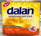 3-Pack Dalan Refreshing Bar Soap Golden Tropic 270g (3 x 90g Bars)