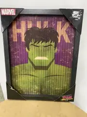 Marvel The Incredible Hulk Wood Framed Wall Art Decor Print Poster The Avengers