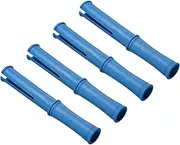 uxcell 10inch Shrink Wrap Handle, 4 Pcs Stretch Wrap Dispenser Stretch Film Dispenser Small Hand Dispenser Saver for 1.5 inch Core Furniture Wrapping Moving Packing Warehouses, Blue