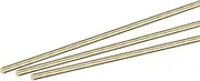 uxcell Brass Rod,Brass Solid Round Rod 2mm Diameter 100mm Length Lathe Bar Stock for RC Model Airplane Helicopter DIY Craft Pack of 8pcs