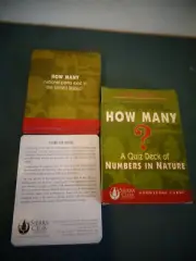SIERRA CLUB KNOWLEDGE CARDS HOW MANY ? A QUIZ DECK OF NUMBERS IN NATURE NIOB
