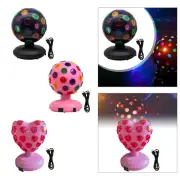 Disco Ball Lamp Compact Size RGB LED Strobe Light for Bar Parties Bedroom