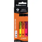 Artline Supreme Highlighter 3 pack