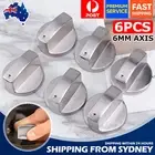 Gas Stove Knobs Cooker Oven Cooktop Metal Switch Control 6x Alloy Home Kitchen B
