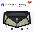 222 LED Solar Motion Sensor Light Outdoor Garden Security Lamp Floodlight