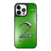 iPhone 14 Pro Max Mirror Case MagSafe Compatible Pre Evolution logo - 2nd in Neon Green