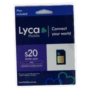 LycaMobile Prepaid SIM Card $20
