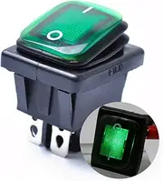 Generic Boat Switch 4 Pin On-Off 12v Dc Waterproof Led Latching for Car Boat Accessories