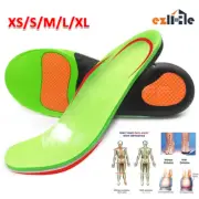 1/2X Arch Support Flat Foot High Plantar Fasciitis Pad Insert Orthotic Insoles
