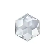 Set 5 - Swarovski 8135-14MM Crystal Prism Hexagon Star Suncatcher *Logo Etched*