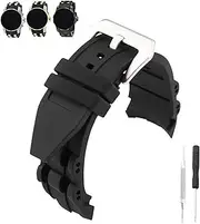 [MMBAY] Rubber 26MM 6977 6981 Watch Bands Compatible Fit for Invicta Pro Diver 6977 6981 6983 6985 6995 21930 90082 17887 22309 Replacement Silicone Strap Wirstband for Men and Women Waterproof Bracelet