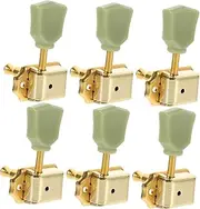 WESIEVYA Guitar Tuning Pegs 6 Pack for Electric Acoustic Guitars Easy Install Tuning Pegs