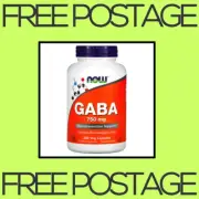 NEW NOW Foods, GABA, 750mg - 200 Veg Capsules FREE SHIPPING