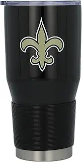 Logo Brands 620-S30T-1: New Orleans Saints Gameday 30 oz Stainless Tumbler