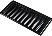 Poker Chip Case - Poker Chip Table Display | Casino Poker Table Chip Holder | Portable Dealer Table Chips Tray Holder | Discard Tray Card Shoe Black for Poker Chips