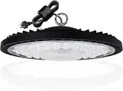 UFO LED High Bay Light 6500K Led Shop Light 200cm Cable with Plug,Led Light for Warehouse Garage Workshop Barn Factory (200W)