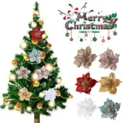Multi Color Flower Pattern Christmas Flower Multi Layer Fabric With Sequins