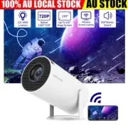 HY300 Mini Portable LED Projector for Home Theater Android 11 Wifi Bluetooth AUS