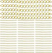 [GENERIC] Necklace Extender, Jewelry Extenders For Necklaces, Necklace Extension Chain, Bracelet Extender Tail Extension - Exquisite Removable Link Connector For Anklets Making Crafting Projects