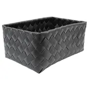 Icon Chef Flat Weave Rectangular Basket Black - Large
