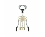 Bartender Heavy Duty Wing Corkscrew Bottle Cap Opener Barware Black Trim