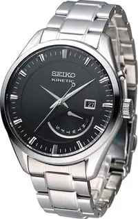 在飛比找Yahoo!奇摩拍賣優惠-【金台鐘錶】SEIKO 精工 人動能 不鏽鋼錶帶 防水 石英