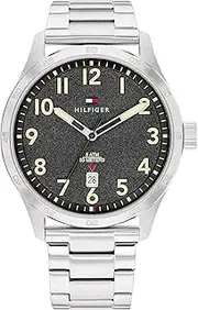 [Tommy Hilfiger] Forrest Stainless Steel Dial Men's Watch