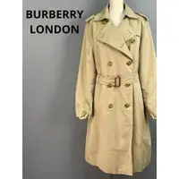 在飛比找蝦皮購物優惠-Burberry 博柏利 外套 長版風衣 大衣 米色 mer