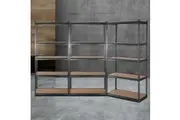 Giantz 3x1.8M Warehouse Shelving Rack Storage (Charcoal)