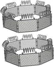 Abs Plastic Miniature Safety Fence 2 Sets for Boys and Girls Building Blocks Toy Farm Fence DIY Barnyard Accessory