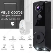 Wireless Security Smart Doorbell Intercom Video Dual Camera Door Ring Bell Chime