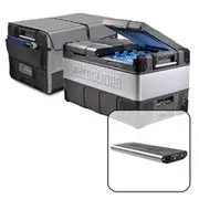 myCOOLMAN Ultimate 96 Litre Dual Zone Portable Fridge Freezer with Cover + 15Ah Power Pack