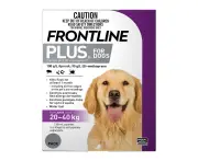 Frontline Plus For Large Dogs 20 To 40 Kg (Purple) 12 Pipettes