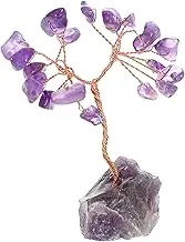 iplusmile Natural Amethyst Crystal Tree Unique Gemstone Decoration for Home and Office Elegant Feng Shui Money Tree for Wealth Prosperity Versatile Design with Unique Craftsmanship