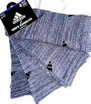 [adidas] Men's Superlite Aeroready Crew Sports Socks, Onix-light Onix Space DyeBlack, 6-12