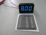 Golf Cart ETC DC 5-120V Voltmeter Blue LED Panel Digital Display 661