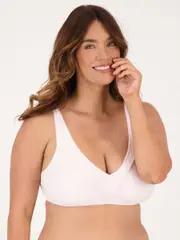 Clare Fuller Bust Cotton Wire Free Bra