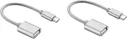 Gatuida 2pcs USB Adaptor Type-c to USB Adapter Type-c Adapter USB Connect Cable Cell Phone